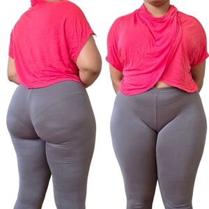 ❤️Gracie Pink Faux Wrap Blouse☆